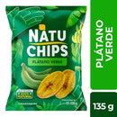 Natuchips Plátano Verde / Green Plantain Chips (135g)