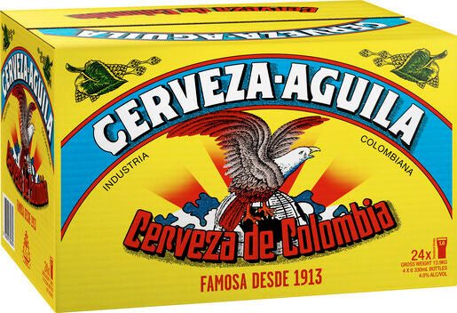 Aguila Beer Pack of 24 (330ml)