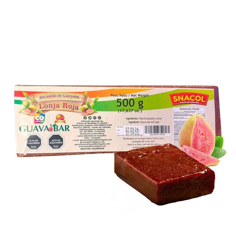 Guava Paste Bar /Bocadillo Lonja   (500gr)