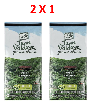 Huila Gourmet Beans Colombian Coffee Juan Valdez (1000gr)