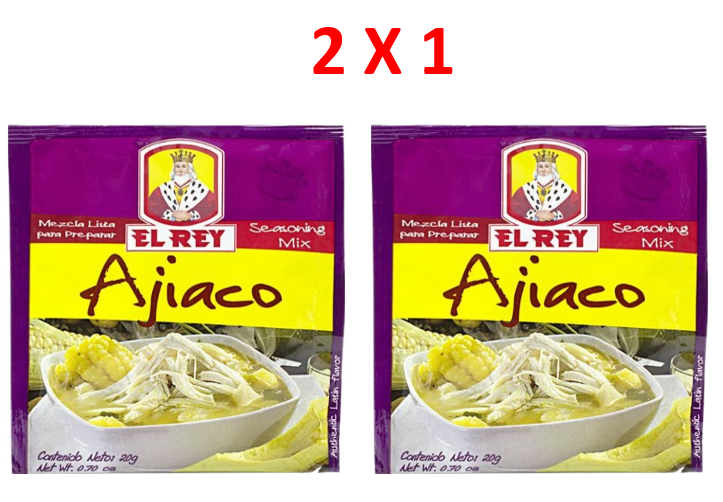 2x 1 Ajiaco Seasoning Mix El Rey (20gr)
