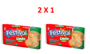 2 x 1 Festival Lime Cookies  Pack of 12 (600gr)