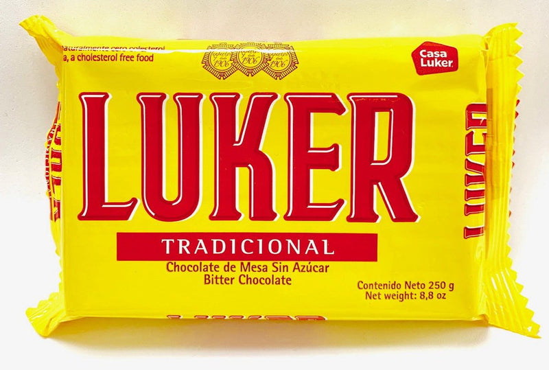 Luker Traditional Bitter  Hot Chocolate Bar (250gr)