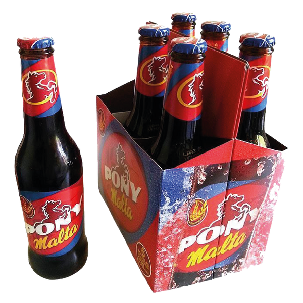 Pony Malta Malt Soft Drink Pack of 24 (330ml)