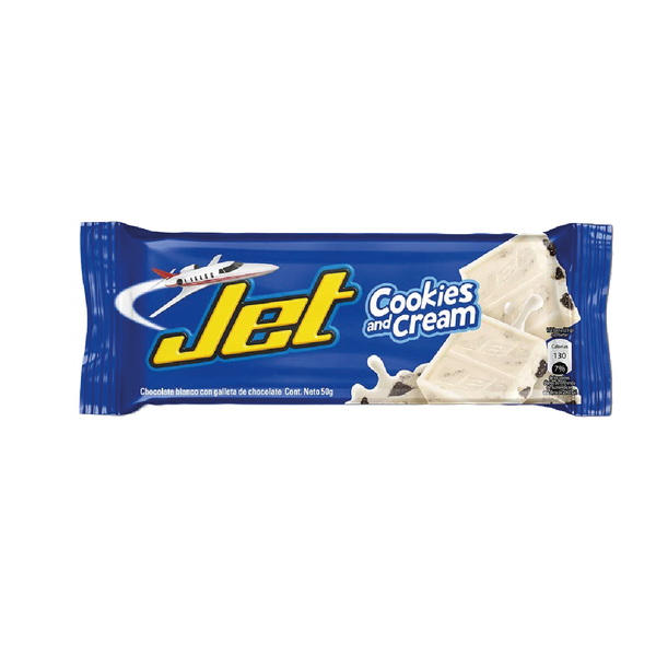 Jet Cookies & Cream Chocolate Bar (50gr)