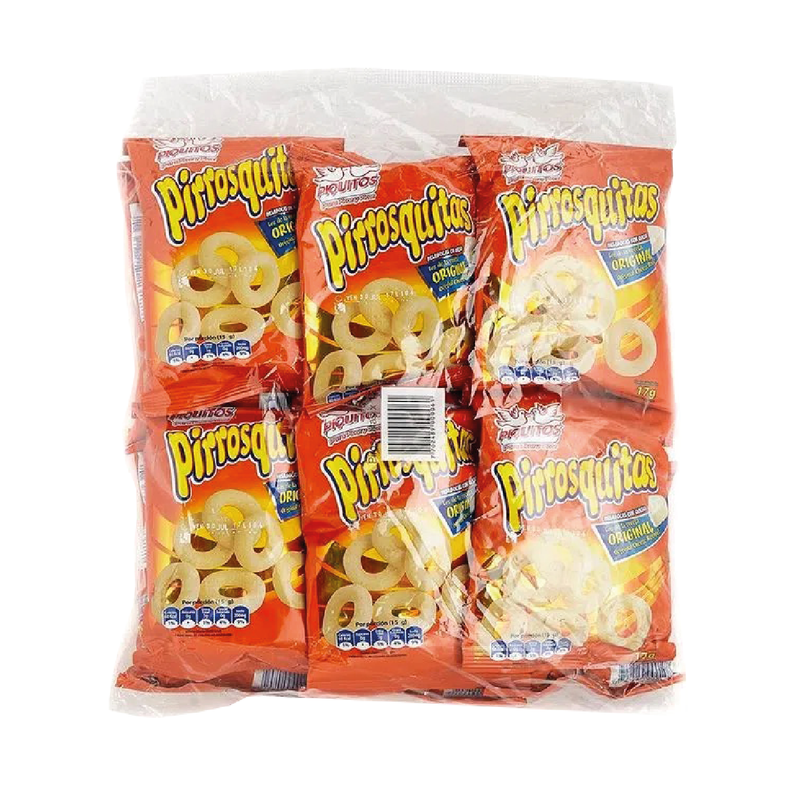Pirrosquitas Cheese Snacks Piquitos Pack of 12 (204gr)