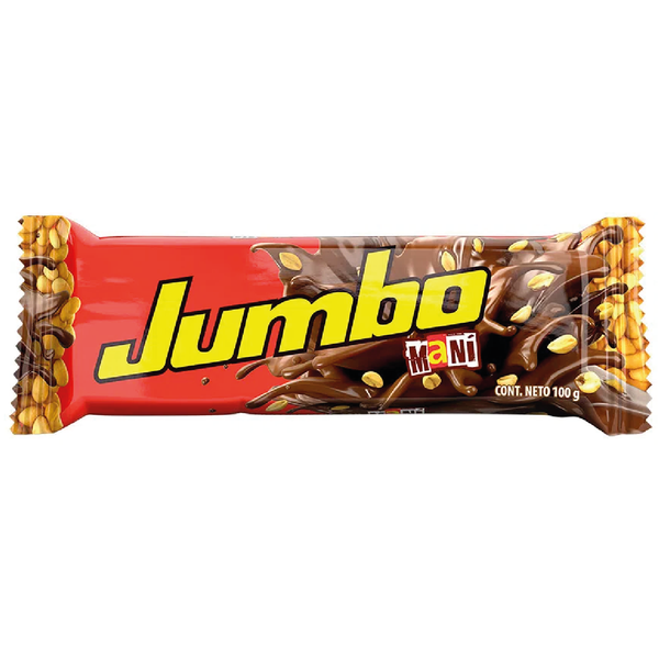 Jumbo Milk Chocolate Bar with Peanuts (100gr)