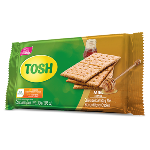 Tosh Honey Crackers Noel Pack of 9 (270gr)