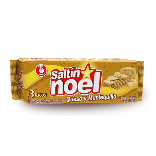 Saltin Crackers Cheese and Butter Noel Tc x 3 (385gr)