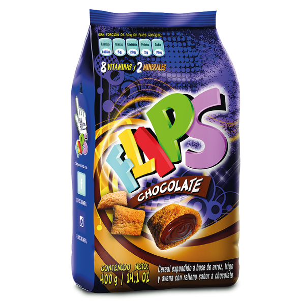 Flips Chocolate Cereal (400gr)