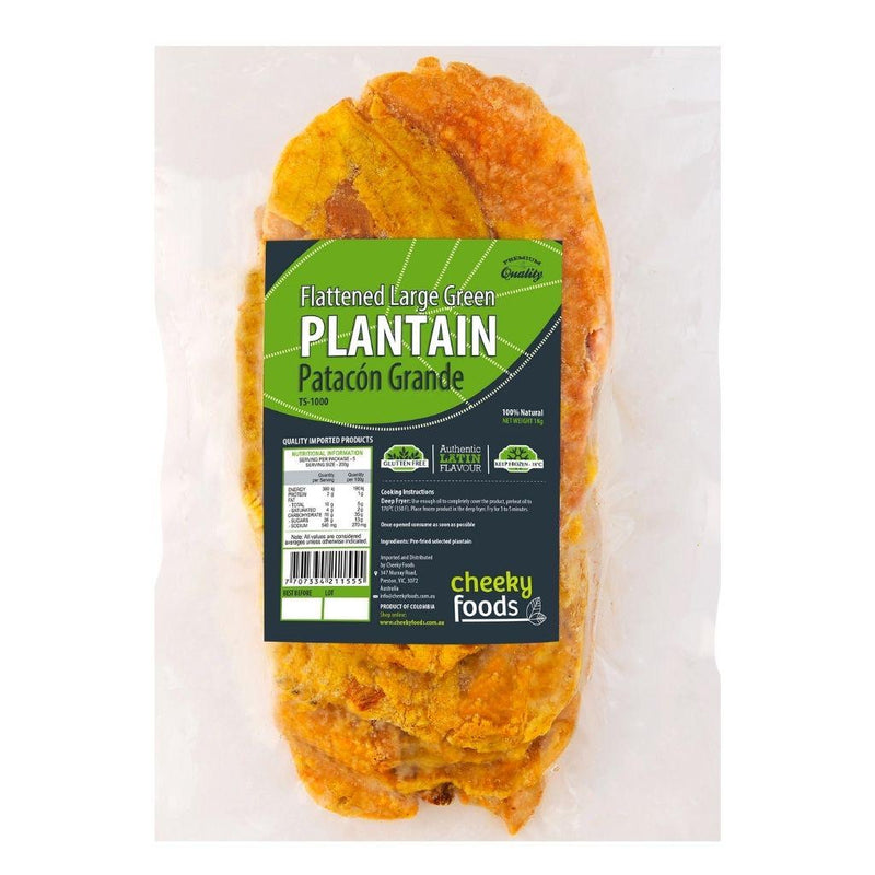 Flattened Large Green Plantain (1kg)