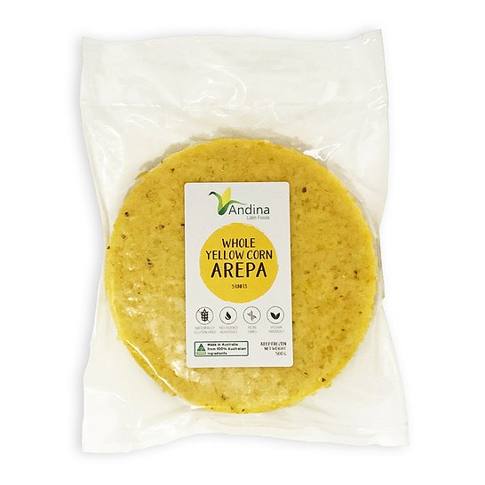Yellow Corn Arepa Andina Pack of 5 (500gr)